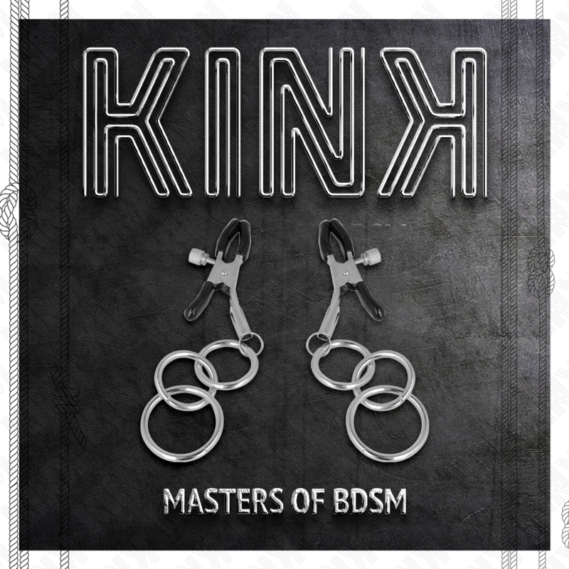 KINK - 3 O-RING NIPPLE CLAMP 6 CM - NOCTURNA DESIRES