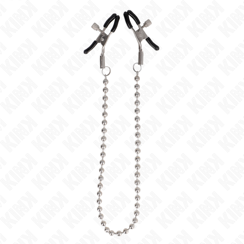 KINK - BEAD CHAIN NIPPLE CLAMPS 30 CM - NOCTURNA DESIRES