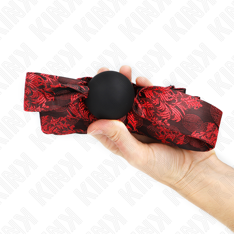 KINK - SCANDAL SILICONE BALL 4.5 CM GAG MODEL 2 146 x 4 CM - NOCTURNA DESIRES
