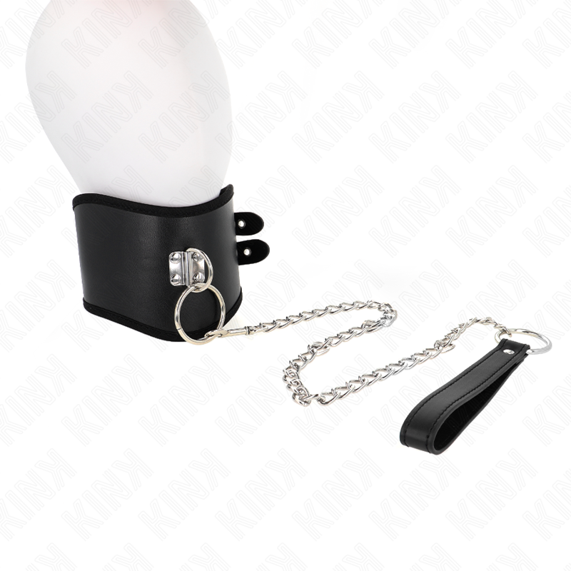 KINK - NECKLACE 65 CM WITH WIDE STRAP ADJUSTABLE 40-55 CM X 10 CM - NOCTURNA DESIRES