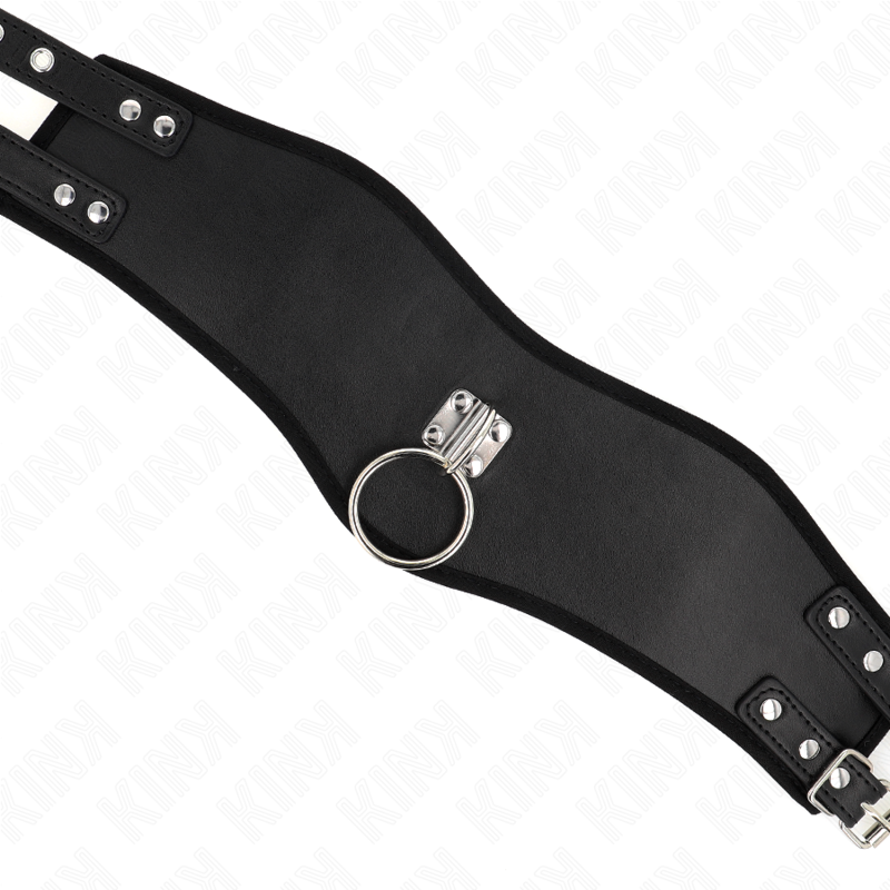 KINK - NECKLACE 65 CM WITH WIDE STRAP ADJUSTABLE 40-55 CM X 10 CM - NOCTURNA DESIRES