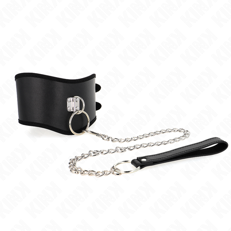 KINK - NECKLACE 65 CM WITH WIDE STRAP ADJUSTABLE 40-55 CM X 10 CM - NOCTURNA DESIRES