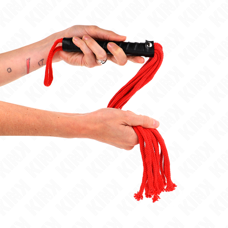 KINK - ROJO ROPE WHIP 56 CM - NOCTURNA DESIRES