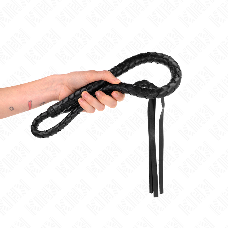KINK - LONG WHIP WITH BEADS 110 CM - NOCTURNA DESIRES