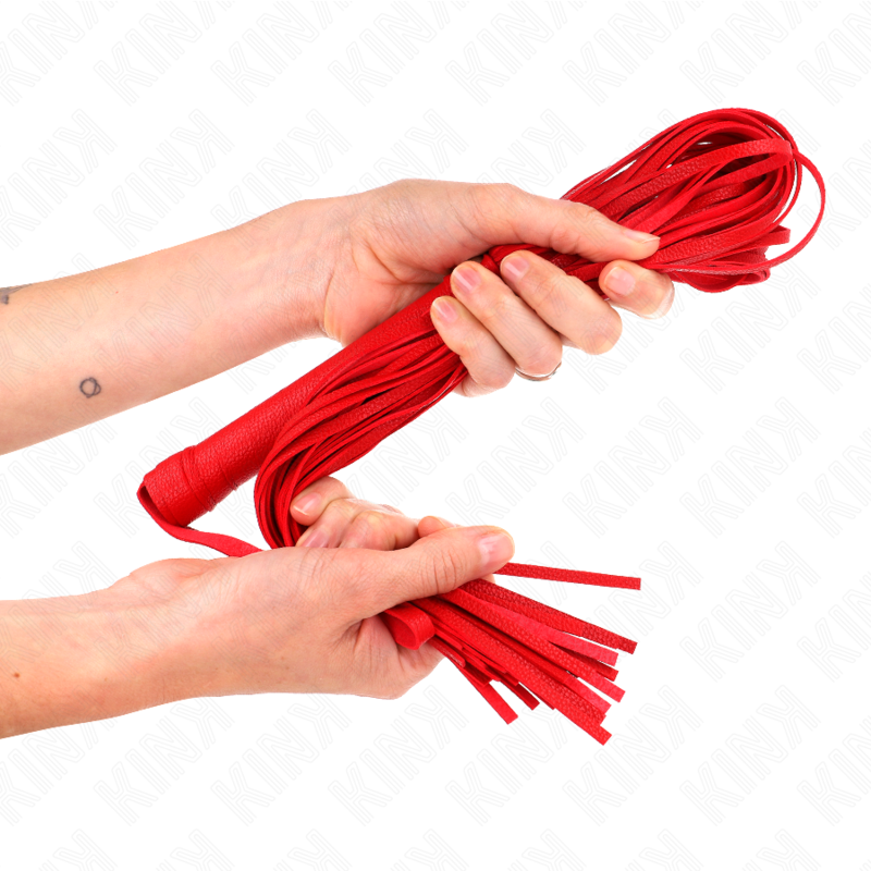 KINK - RED SOFT PVC WHIP 70 CM - NOCTURNA DESIRES
