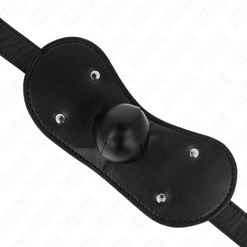 KINK - BALL GAG MOUTH MASK WITH LOCK ADJUSTABLE 42-60 CM - NOCTURNA DESIRES