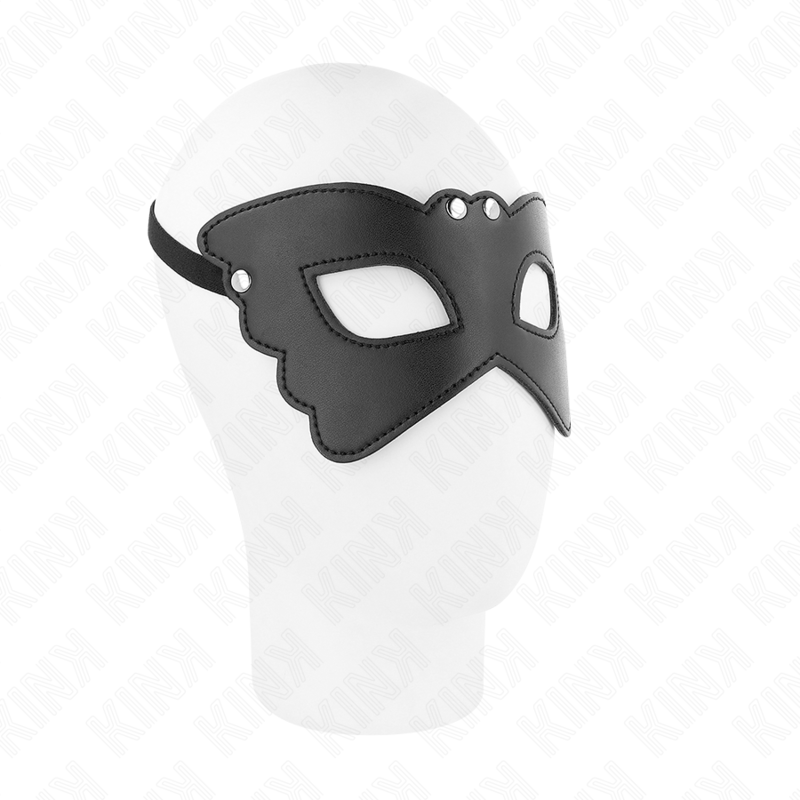 KINK - BUTTERFLY SHAPED LEATHERETTE MASK 20 x 9 CM - NOCTURNA DESIRES