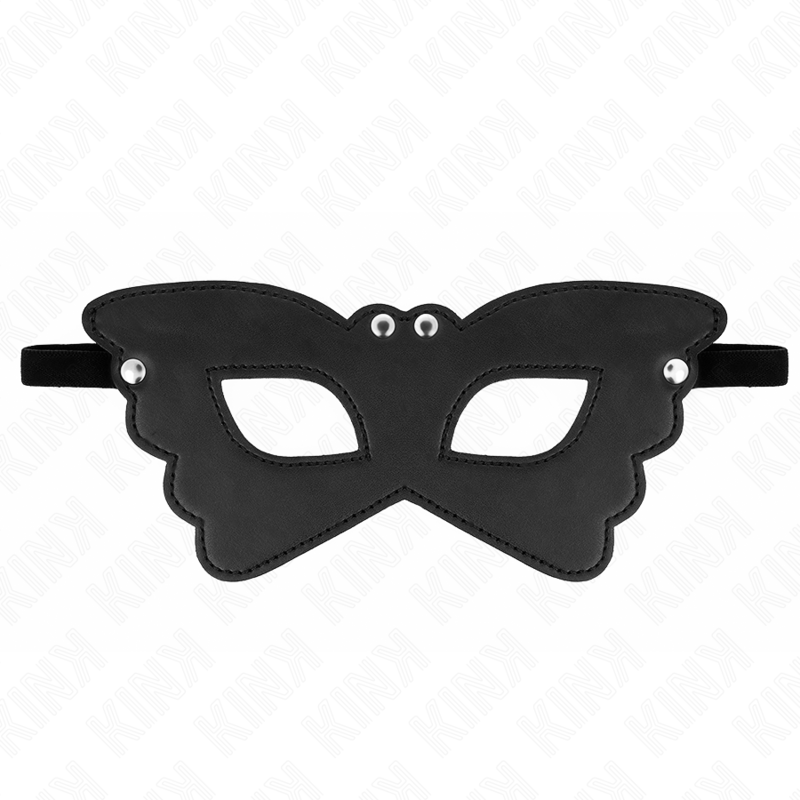 KINK - BUTTERFLY SHAPED LEATHERETTE MASK 20 x 9 CM - NOCTURNA DESIRES