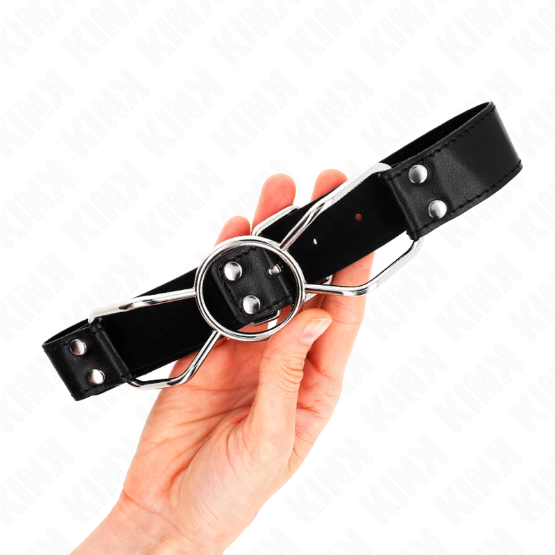 KINK - SPIDER MOUTH GAG 60 X 3 CM SIZE M 4.5 CM - NOCTURNA DESIRES