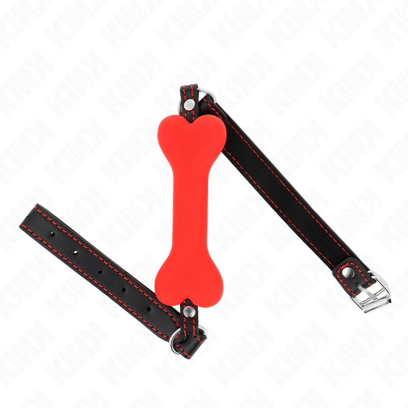 KINK - RED BONE 12 CM GAG 63 x 2 CM - NOCTURNA DESIRES