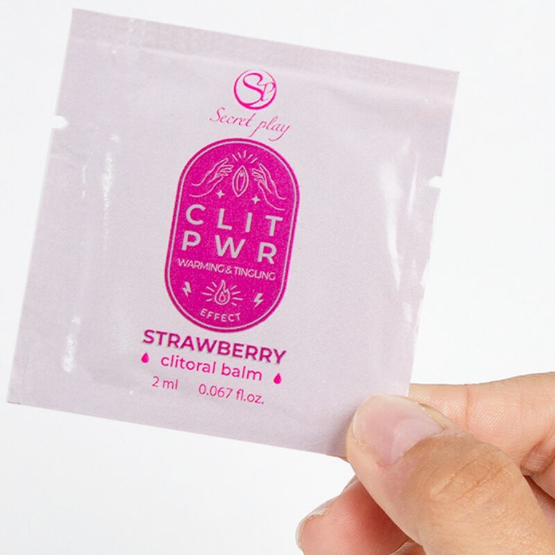 SECRETPLAY - SINGLE DOSE STRAWBERRY LUBRICANT 2 ML - NOCTURNA DESIRES