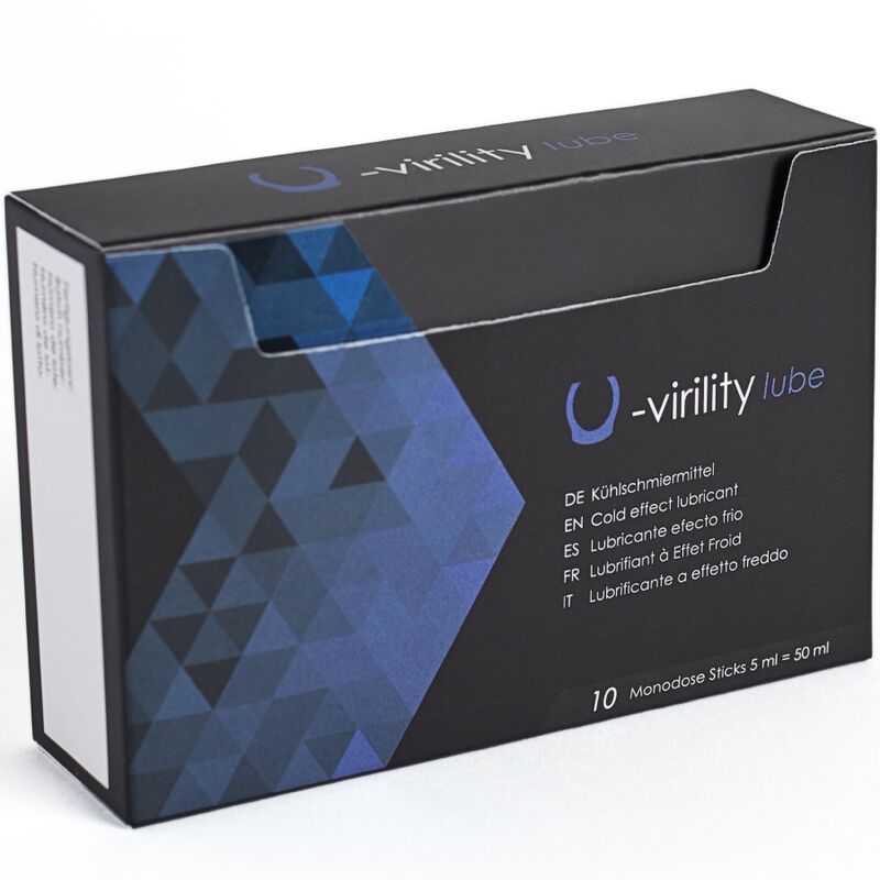 500 COSMETICS - U-VIRILITY LUBE COLD EFFECT LUBRICANT 10 X 5 ML - NOCTURNA DESIRES