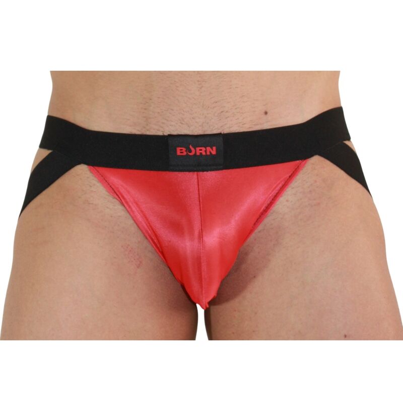 BURN - 010 JOCK RED / BLACK L - NOCTURNA DESIRES