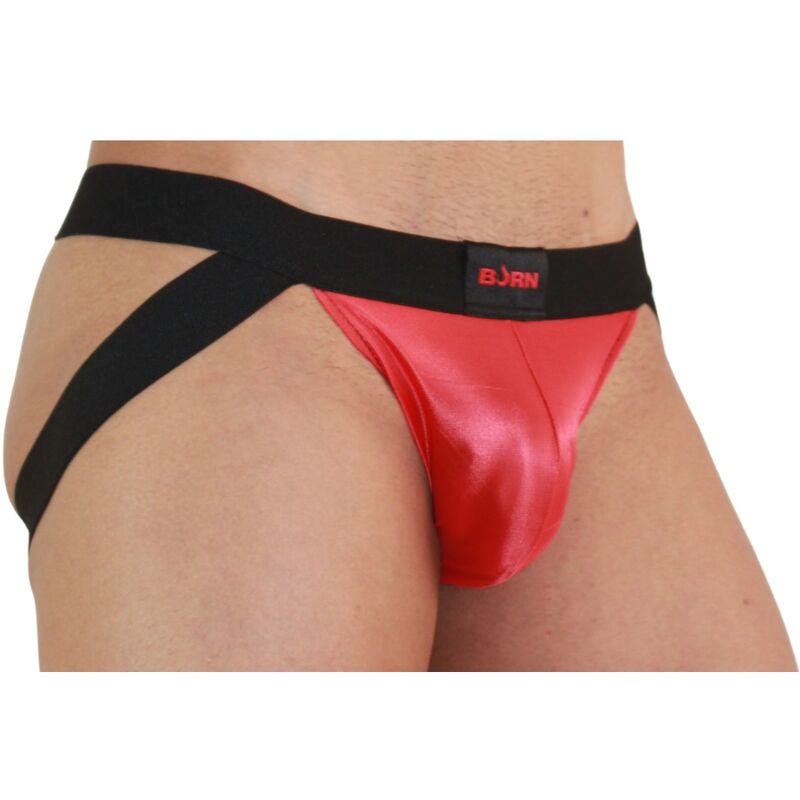 BURN - 010 JOCK RED / BLACK XL - NOCTURNA DESIRES