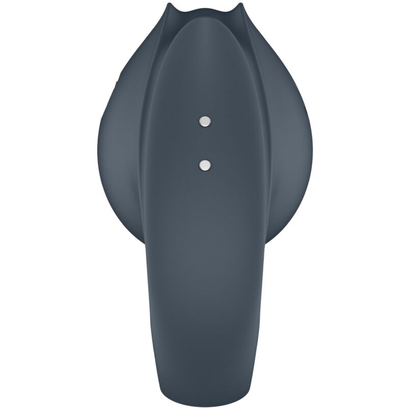 SATISFYER - PERFECT PAIR 2 MULTIVIBRATOR 2 IN 1 PENIS RING AND FINGER STIMULATOR GREY - NOCTURNA DESIRES