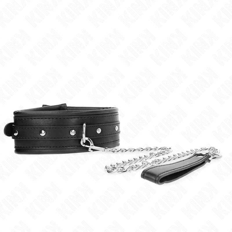 KINK - NECKLACE WITH SHINY BUCKLE STRAP 65 CM 48.5 CM X 5.3 CM - NOCTURNA DESIRES