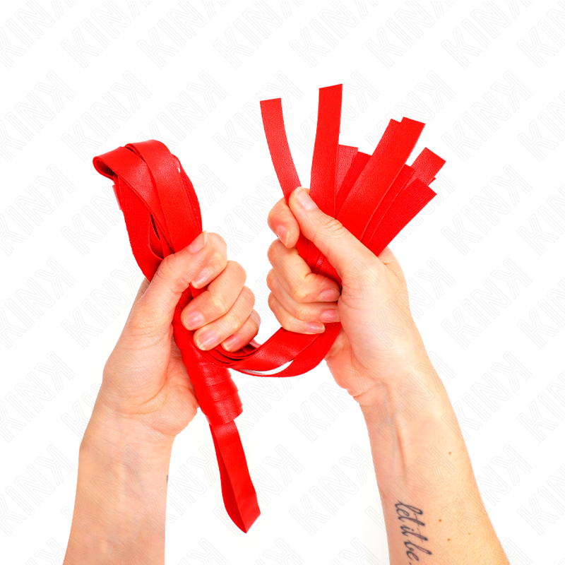 KINK - RED WIDE TAIL WHIP 48.5 CM - NOCTURNA DESIRES