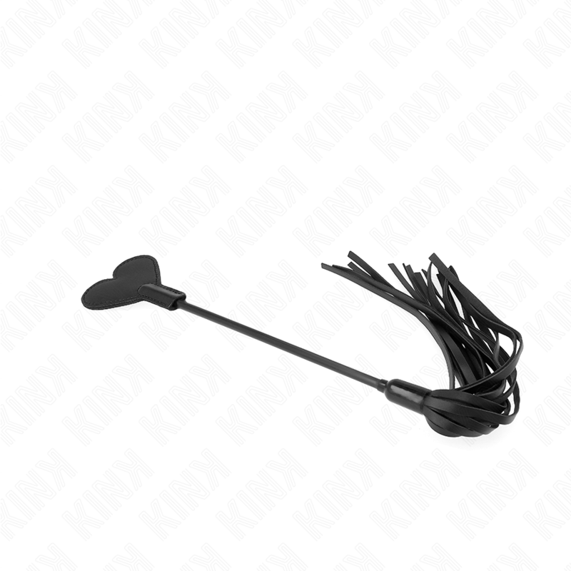 KINK - RANGE WHIP WITH HEART PANDEL 35 CM - NOCTURNA DESIRES