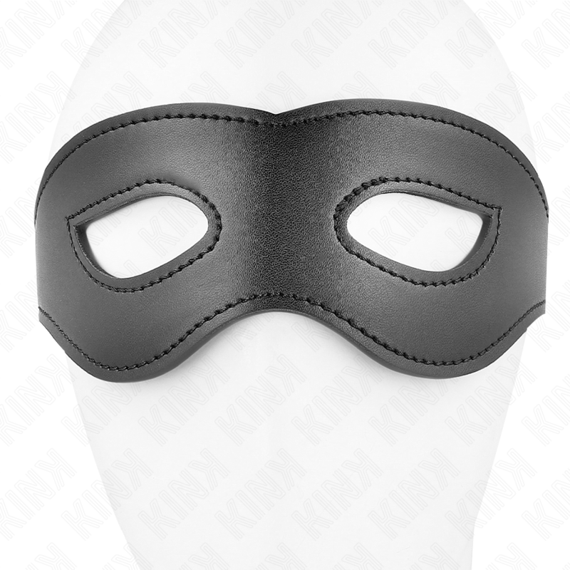 KINK - LEATHERETTE MASK MODEL 1 30 x 7 CM - NOCTURNA DESIRES