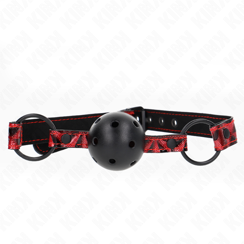 KINK - DIAMOND PATTERN BALL 4.5 CM GAG MODEL 2 64.5 CM ADJUSTABLE 42-60 CM - NOCTURNA DESIRES