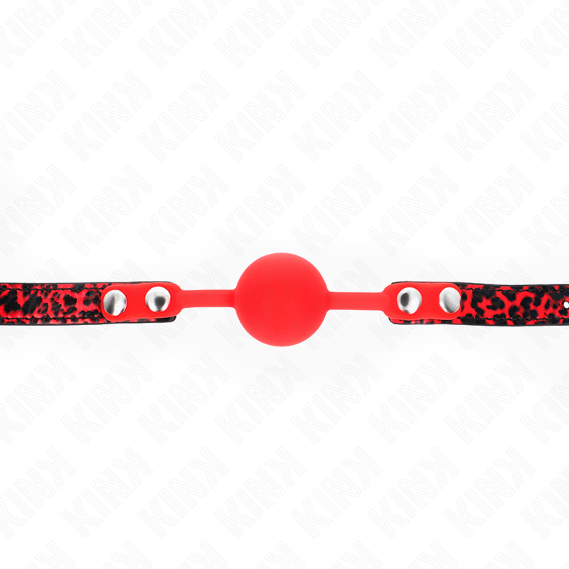 KINK - SILICONE BALL 4 CM GAG MODEL 2 60 x 2 CM - NOCTURNA DESIRES