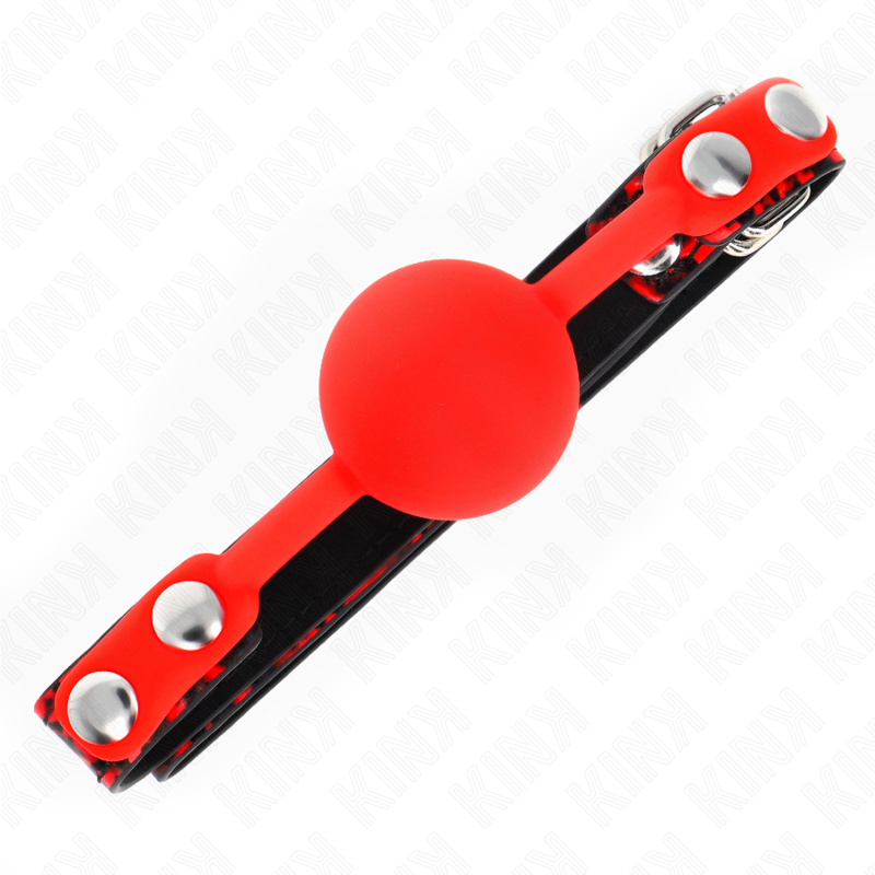 KINK - SILICONE BALL 4 CM GAG MODEL 2 60 x 2 CM - NOCTURNA DESIRES