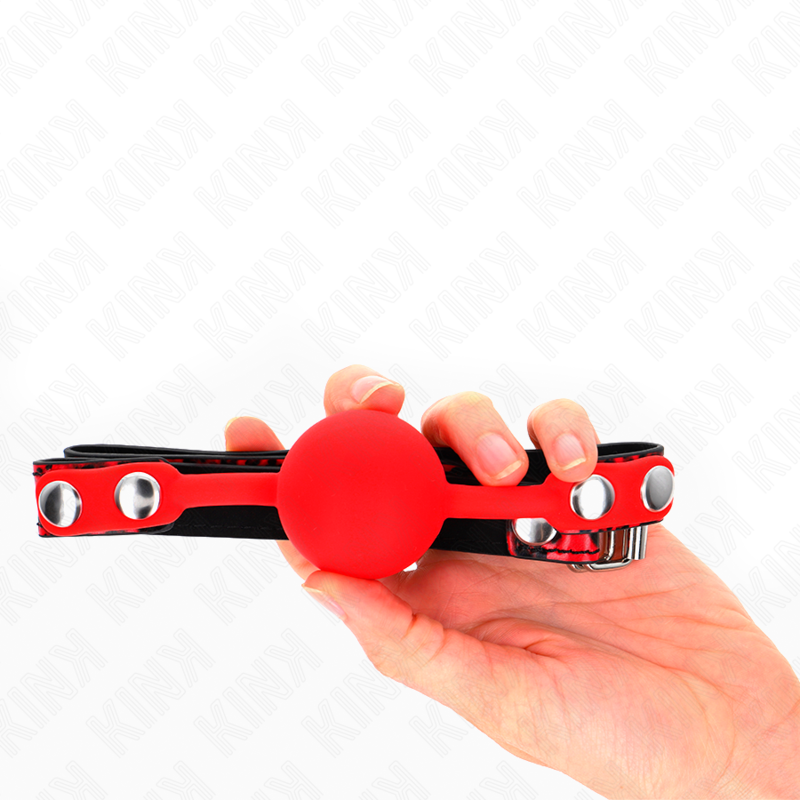 KINK - SILICONE BALL 4 CM GAG MODEL 2 60 x 2 CM - NOCTURNA DESIRES