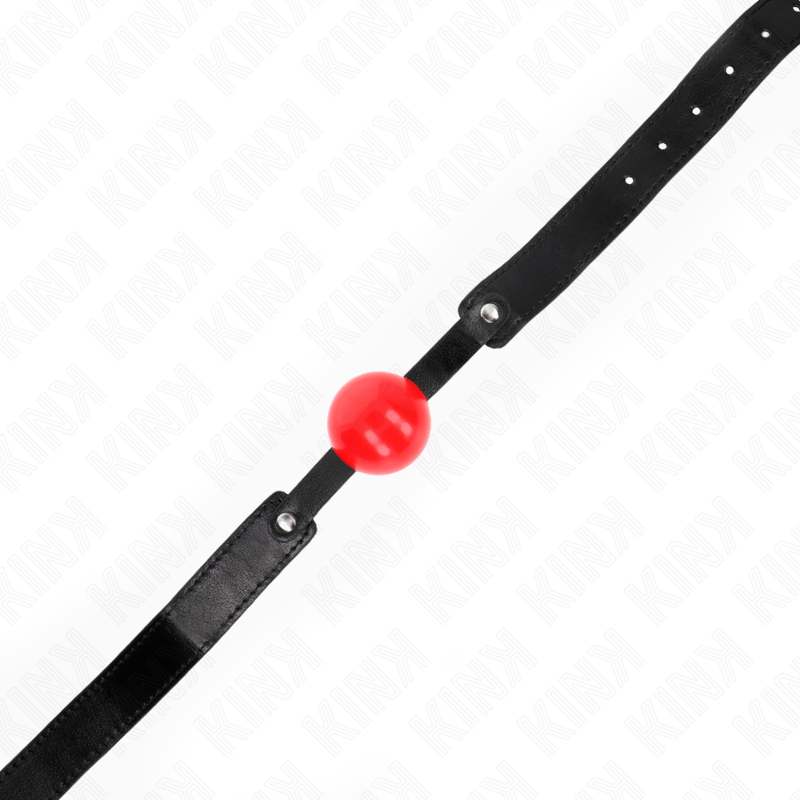 KINK - SOFT TPE BALL 4 CM GAG MODEL 1 66 x 2.5 CM ADJUSTABLE 41-61 CM - NOCTURNA DESIRES
