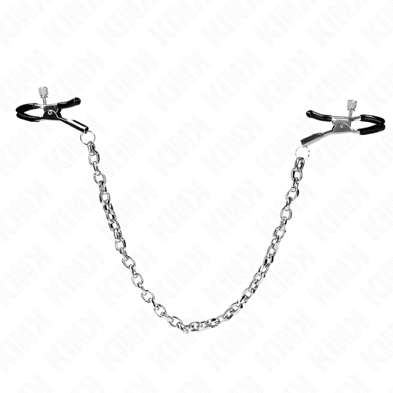 KINK - THICK CHAIN NIPPLE CLAMPS 30 CM - NOCTURNA DESIRES