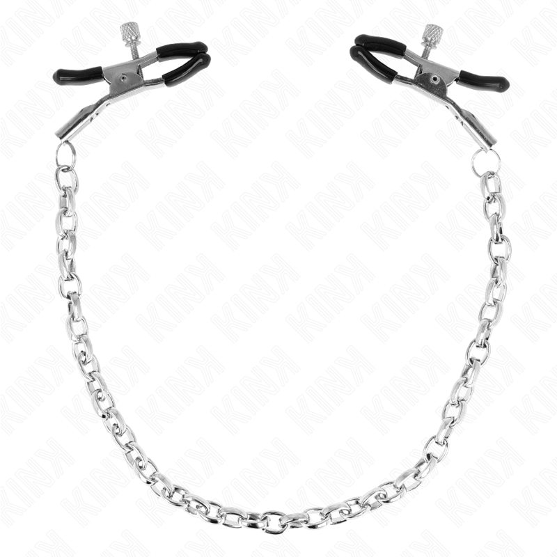 KINK - THICK CHAIN NIPPLE CLAMPS 30 CM - NOCTURNA DESIRES