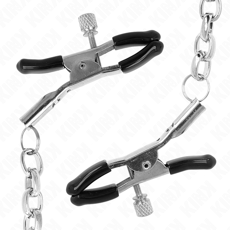 KINK - THICK CHAIN NIPPLE CLAMPS 30 CM - NOCTURNA DESIRES
