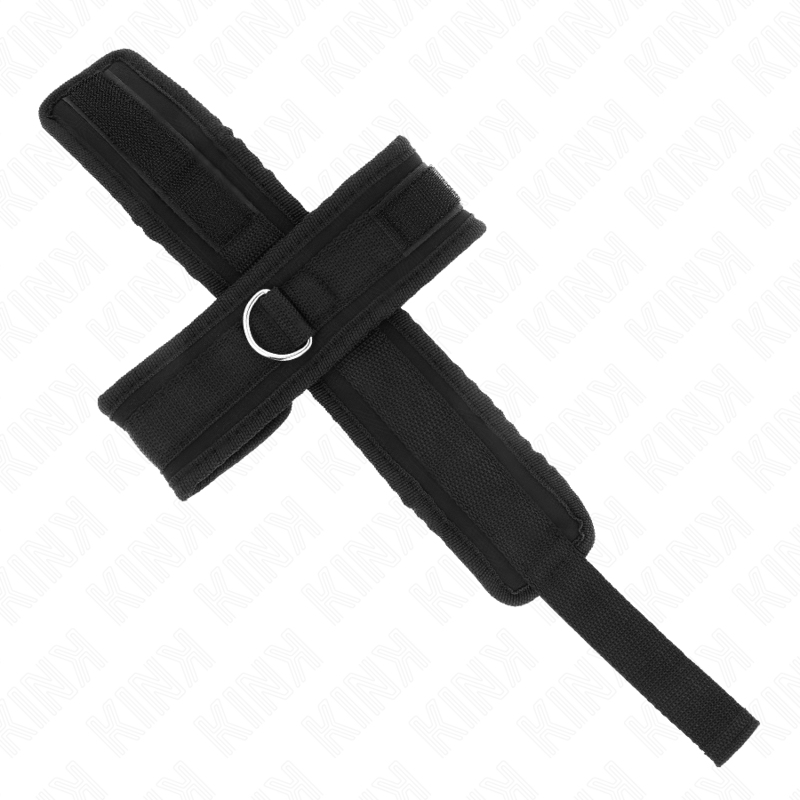 KINK - CROSS CUFFS BLACK 34 X 5.5 CM - NOCTURNA DESIRES