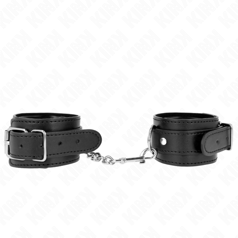 KINK - THIN WRIST RESTRAINTS BLACK ADJUSTABLE 21-33 CM - NOCTURNA DESIRES