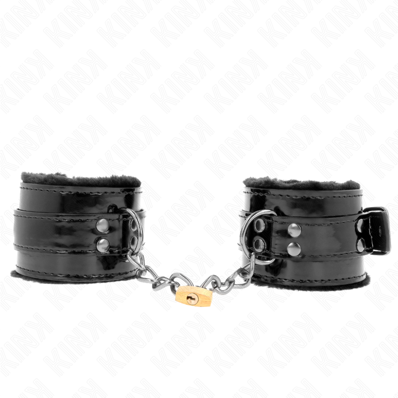 KINK - LIGHT WRIST RESTRAINTS WITH A COPPER LOCK ADJUSABLE 17-29 CM X 5.5 CM - NOCTURNA DESIRES