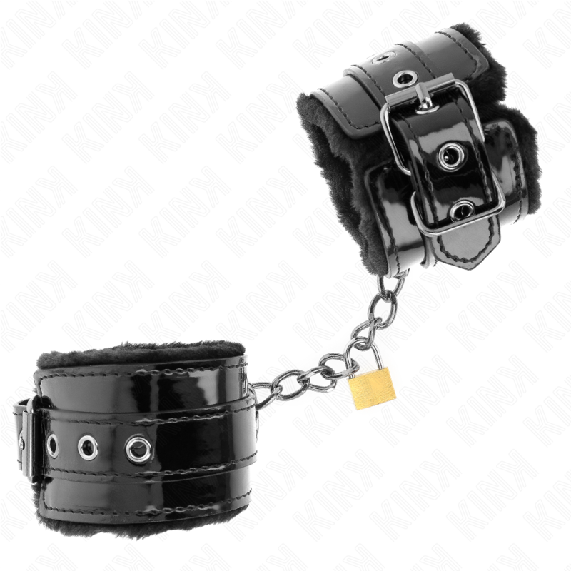 KINK - LIGHT WRIST RESTRAINTS WITH A COPPER LOCK ADJUSABLE 17-29 CM X 5.5 CM - NOCTURNA DESIRES