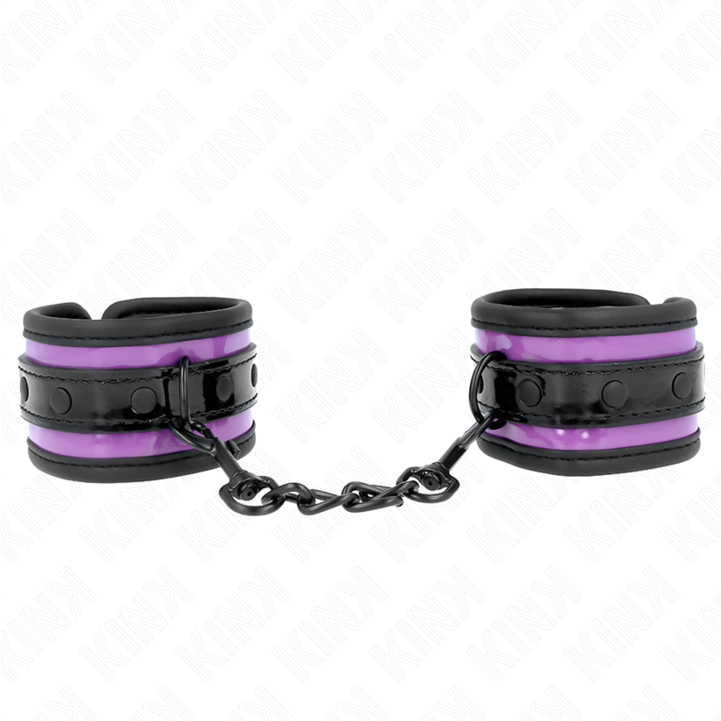 KINK - NEOPRENE WRIST RESTRAINTS LIGHT PURPLE AJUSTABLE 21-28 CM X 5 CM - NOCTURNA DESIRES