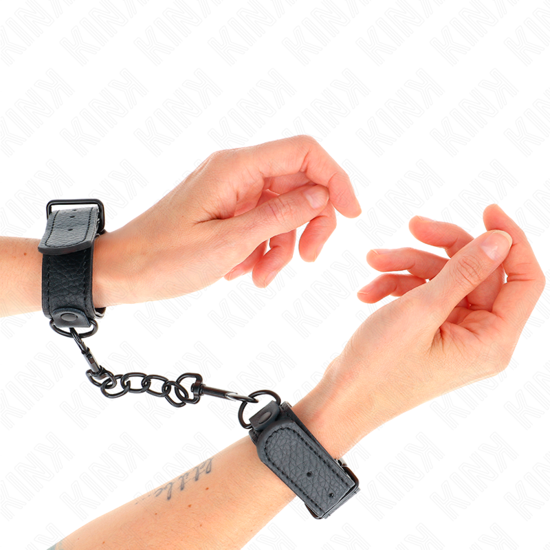 KINK - BEGINNER HAND CUFFS ADJUSTABLE 13-23 CM X 2.2 CM - NOCTURNA DESIRES