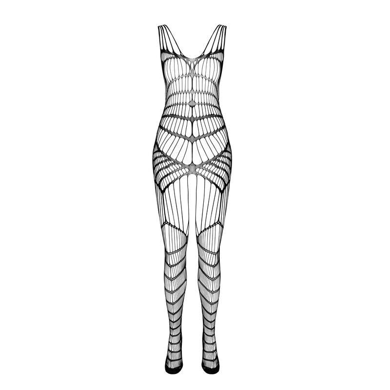 PASSION - BS 102 BODYSTOCKING RED ONE SIZE - NOCTURNA DESIRES