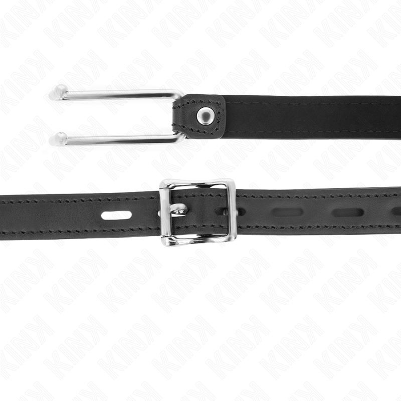 KINK - METAL HOOK GAG 11.5 CM WITH LEATHERETTE STRAP ADJUSTABLE 39-58 CM X 2 CM - NOCTURNA DESIRES
