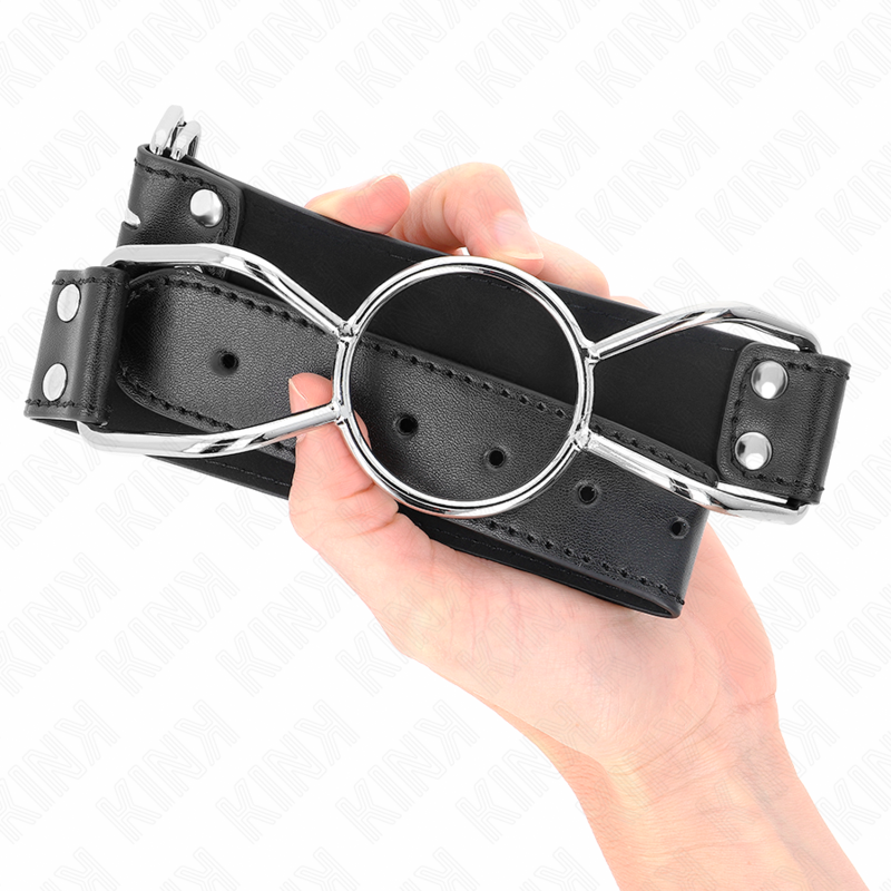 KINK - SPIDER MOUTH GAG 60 X 3 CM SIZE L 5 CM - NOCTURNA DESIRES