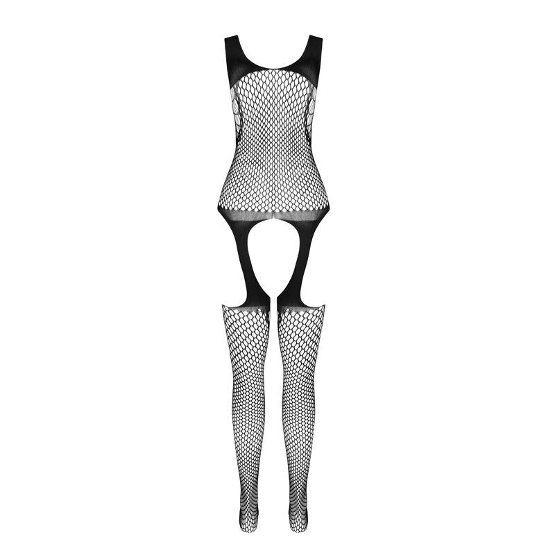 PASSION - BS 104 BODYSTOCKING RED ONE SIZE - NOCTURNA DESIRES