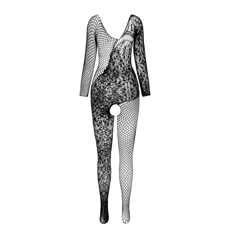 PASSION - BS 107 BODYSTOCKING WHITE ONE SIZE - NOCTURNA DESIRES