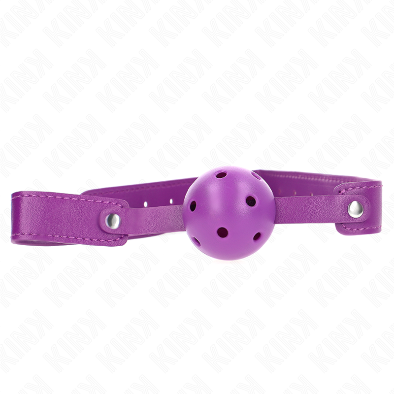 KINK - PURPLE BREATHABLE BALL 4.5 CMGAG 65 x 2.5 CM - NOCTURNA DESIRES
