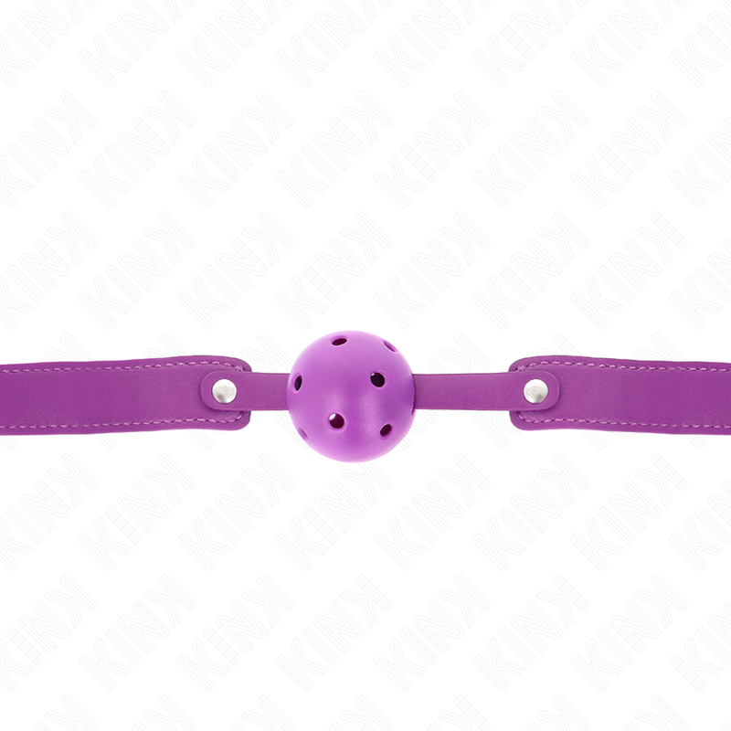 KINK - PURPLE BREATHABLE BALL 4.5 CMGAG 65 x 2.5 CM - NOCTURNA DESIRES
