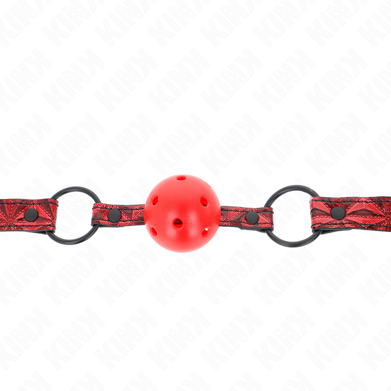 KINK - DIAMOND PATTERN BALL 4.5 CM GAG MODEL 1 64.5 CM ADJUSTABLE 42-60 CM - NOCTURNA DESIRES