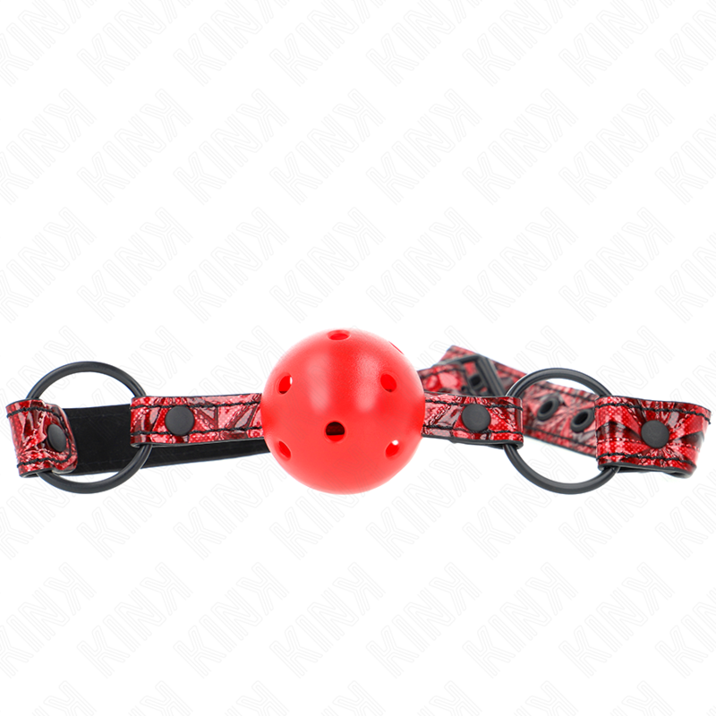 KINK - DIAMOND PATTERN BALL 4.5 CM GAG MODEL 1 64.5 CM ADJUSTABLE 42-60 CM - NOCTURNA DESIRES