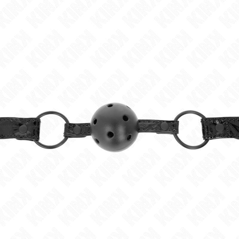 KINK - DIAMOND PATTERN BALL 4.5 CM GAG MODEL 3 64.5 CM ADJUSTABLE 42-60 CM - NOCTURNA DESIRES