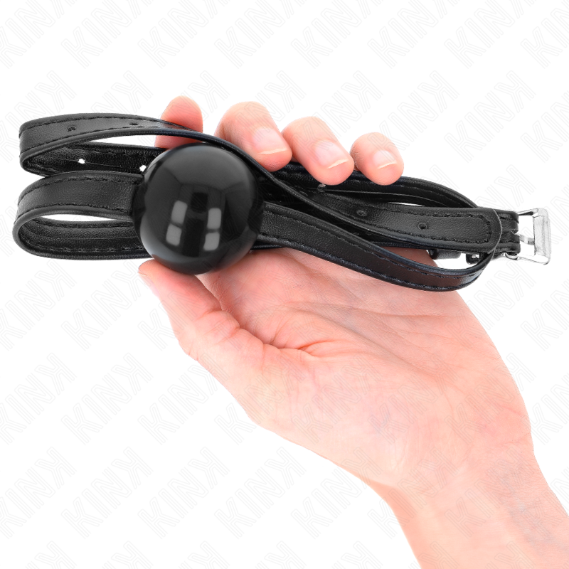 KINK - SMALL SIMPLICITY STRAP BALL 4 CM GAG 60 x 2 CM - NOCTURNA DESIRES