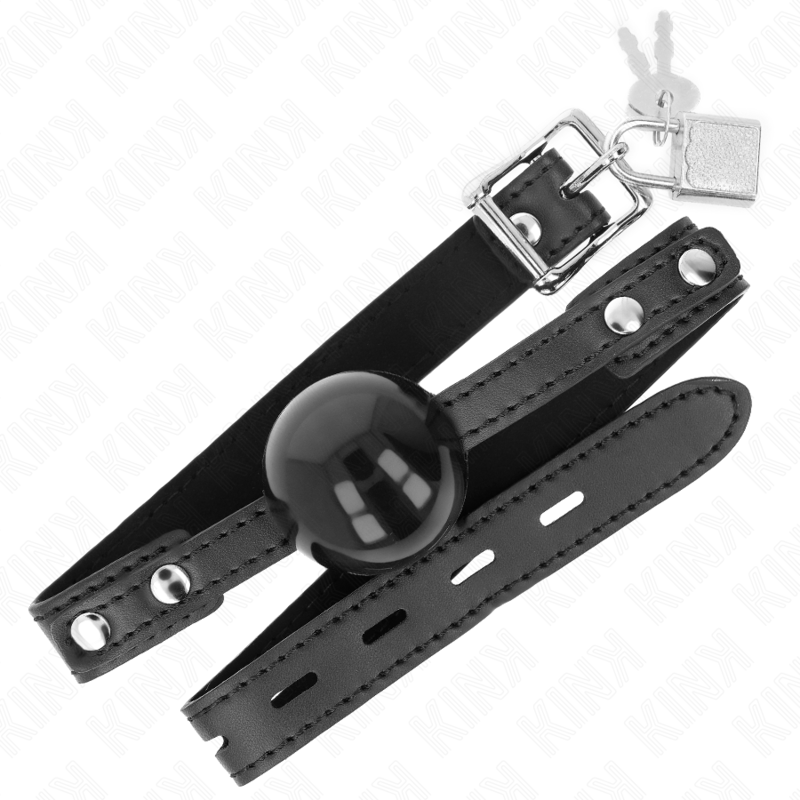 KINK - SOFT TPE BALL 4 CM GAG MODEL 3 60 x 2 CM ADJUSTABLE 37-52 CM - NOCTURNA DESIRES