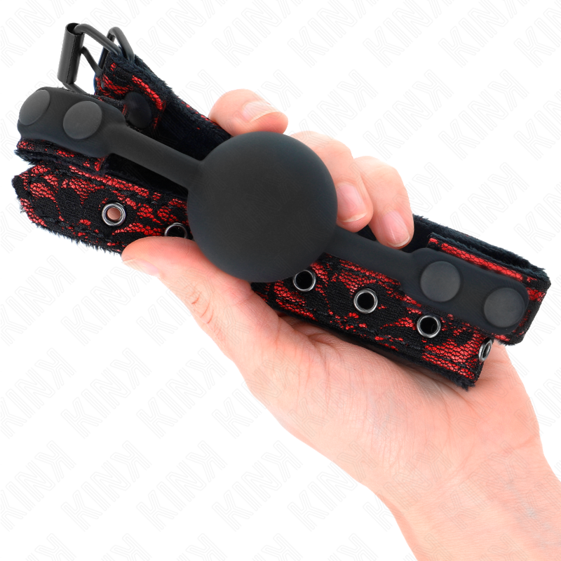 KINK - SCANDAL SILICONE BALL 4 CM GAG MODEL 1 65 x 2 CM - NOCTURNA DESIRES